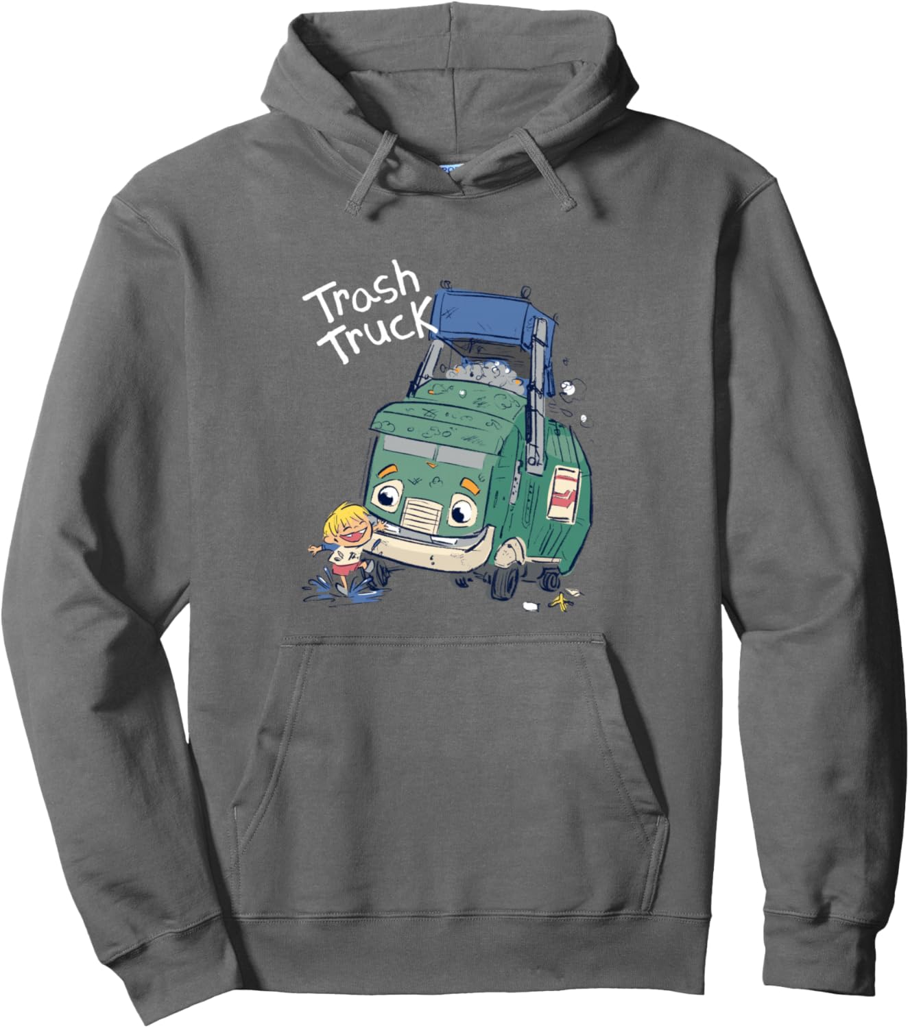 Trash Trucks & Hank Best Friend Puddles Pullover Hoodie