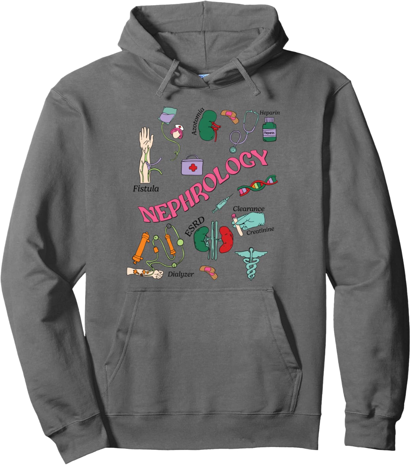 Nephrology Dialysis Tech Kidney Appreciation Nurse Studien Pullover Hoodie