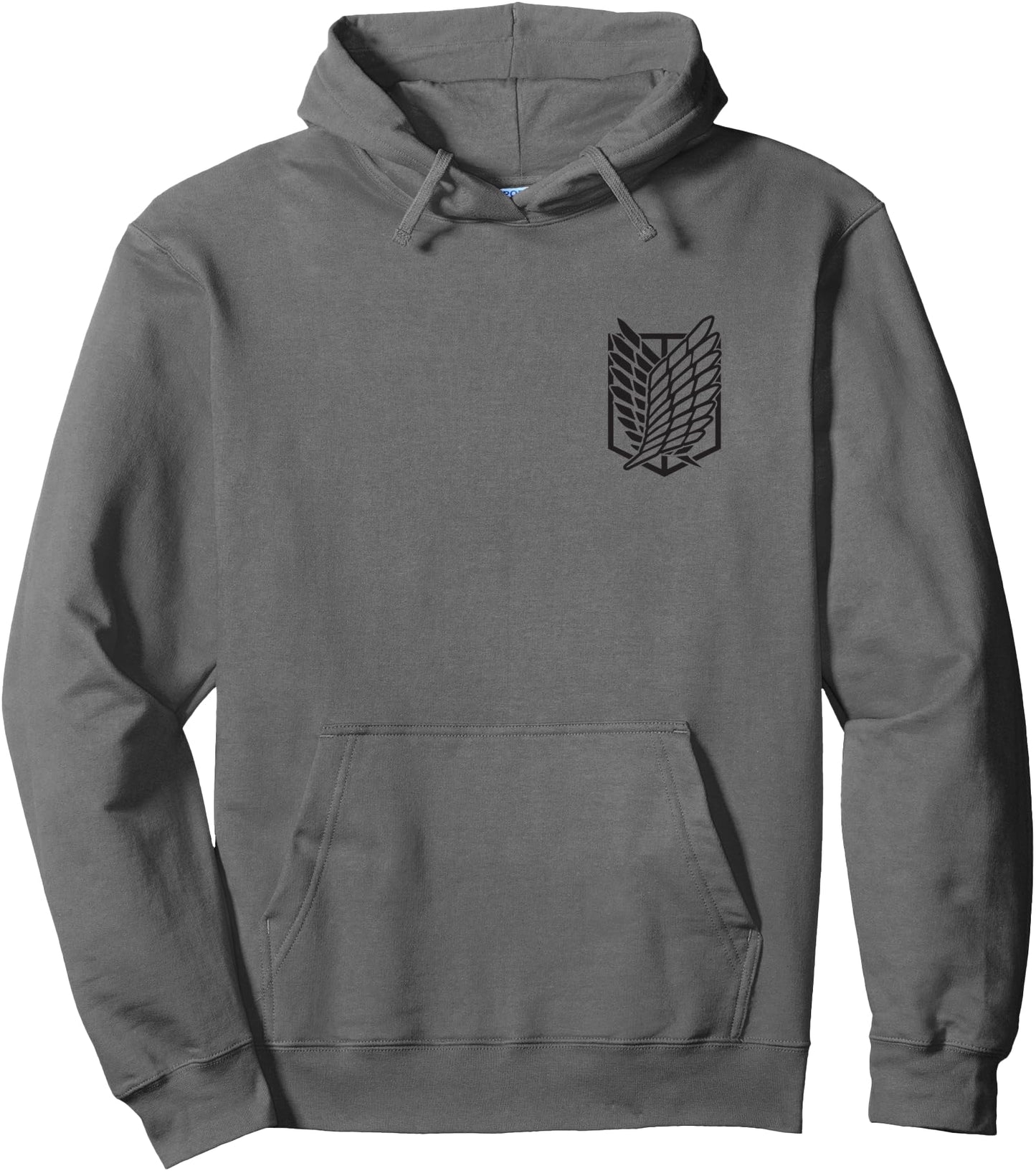 Attack on Titan Season 3 Scout Kanji Front and Back Anime Pullover Hoodie