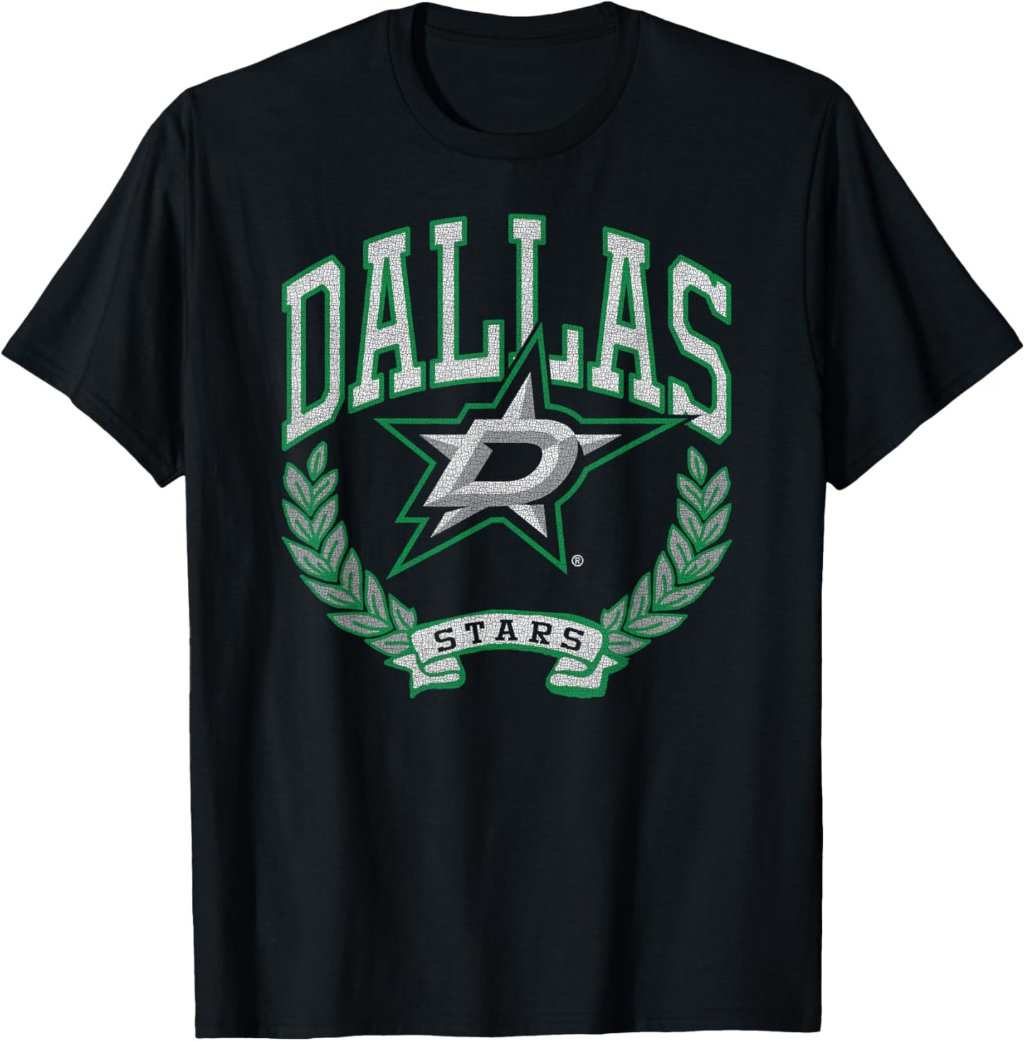 Dallas Stars Vintage Victory Black Officially Licensed
