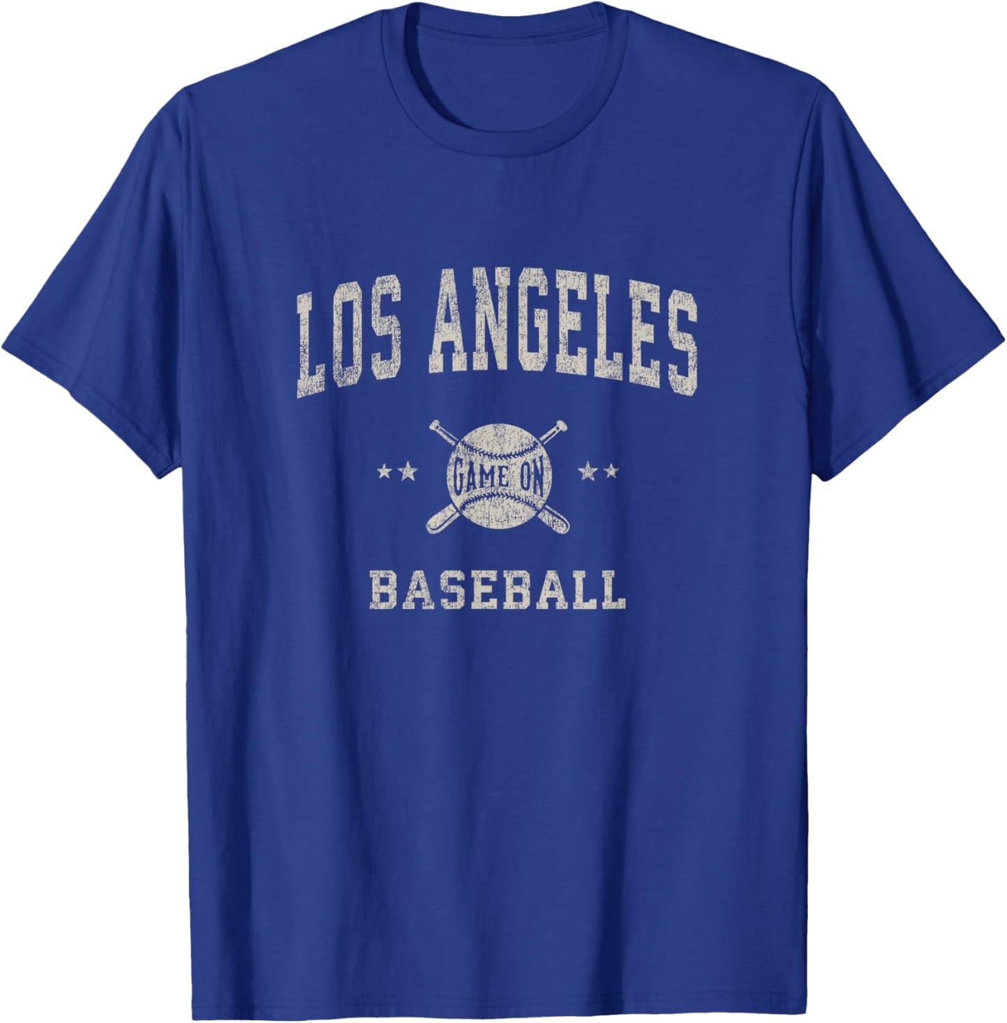 Los Angeles LA Vintage Baseball Throwback Retro Design