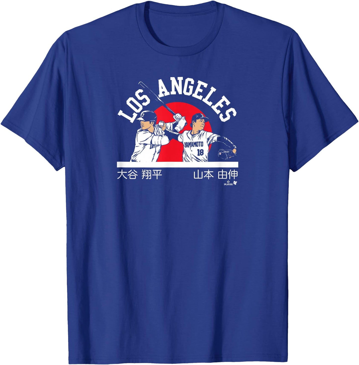 Ohtani & Yamamoto - Kanji Flag - Los Angeles Baseball