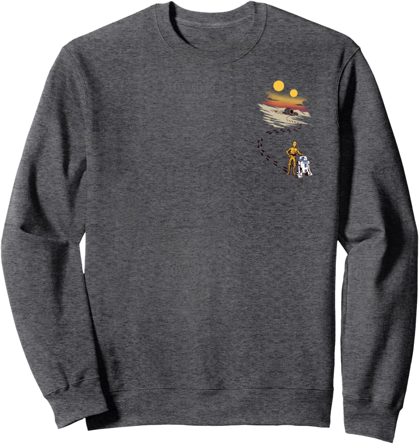 Star Wars Droid Dessert Footprints Pocket Sweatshirt