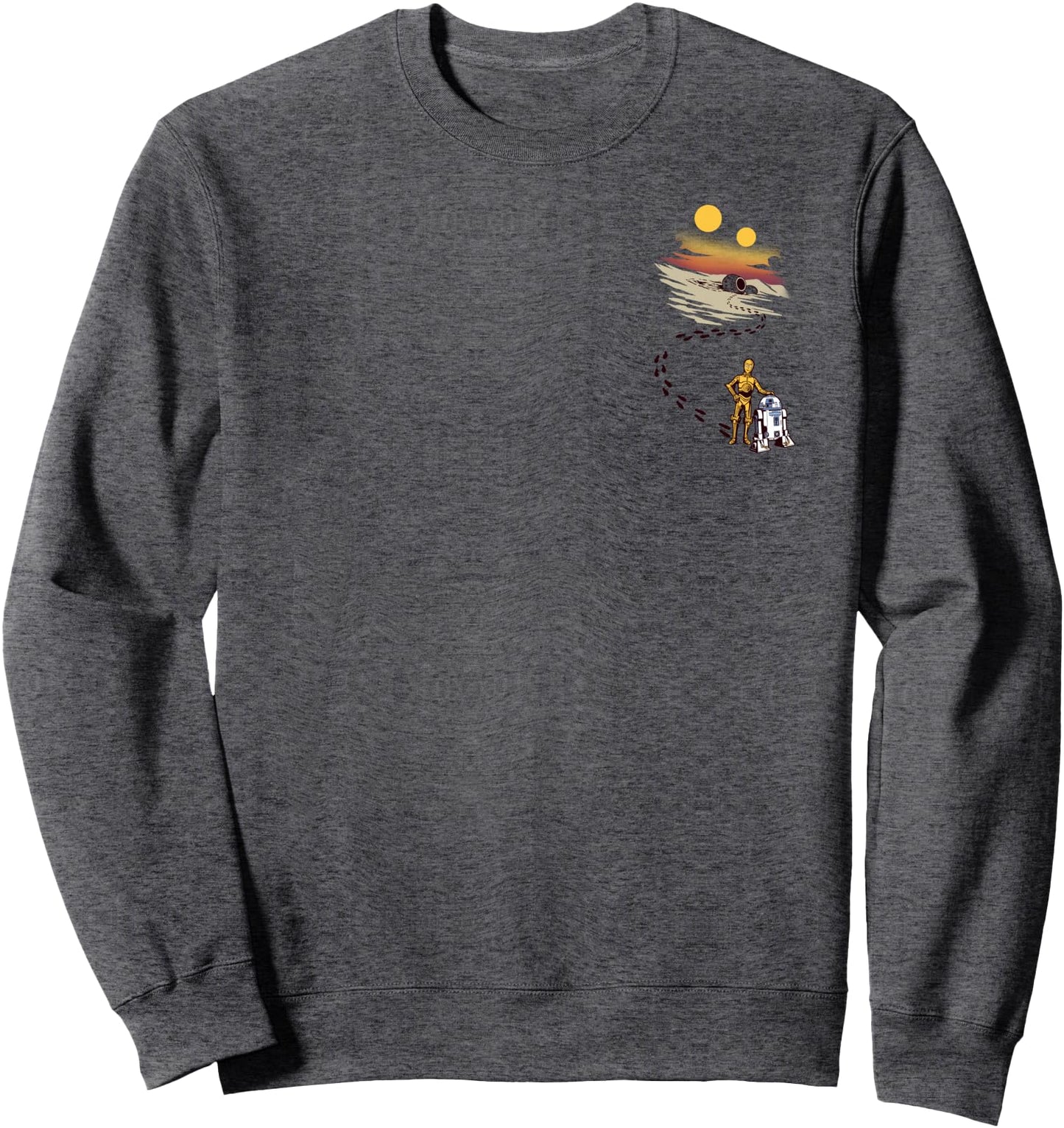 Star Wars Droid Dessert Footprints Pocket Sweatshirt