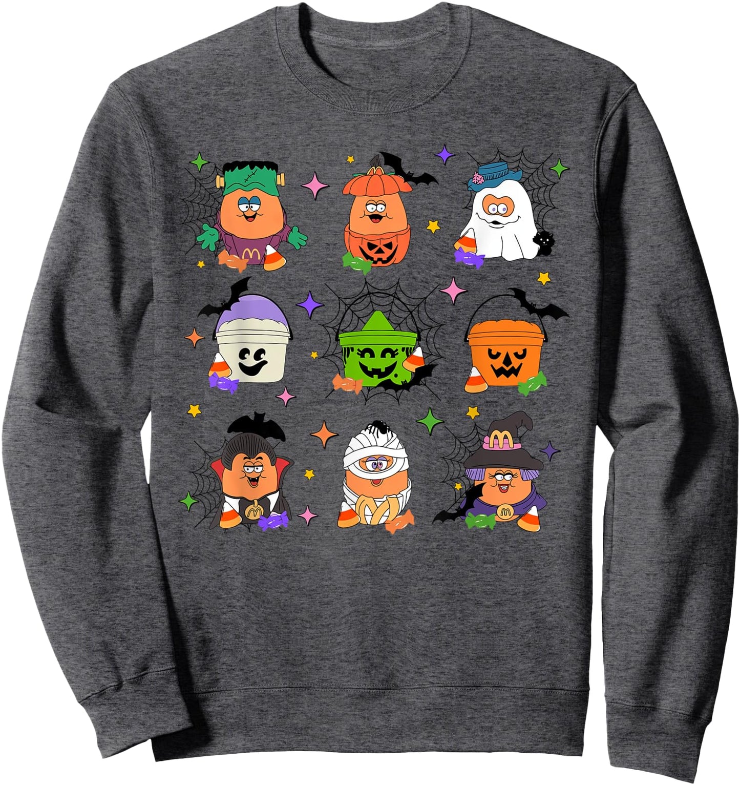 Spooky Nuggets Meal Bucket Halloween Chicken Nuggets Sweatshirt