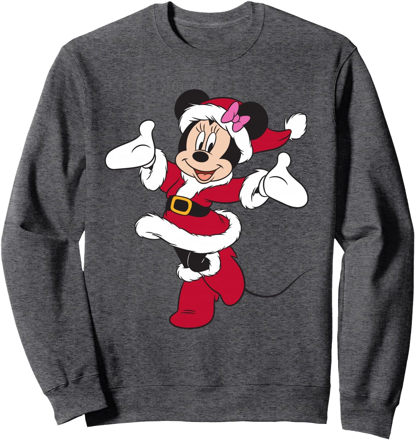 Disney Santa Minnie Mouse Holiday Sweatshirt
