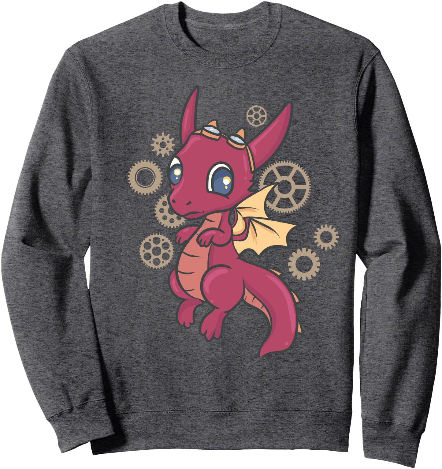 Steampunk Dragon - Cute Kawaii Anime Japanese Sweatshirt