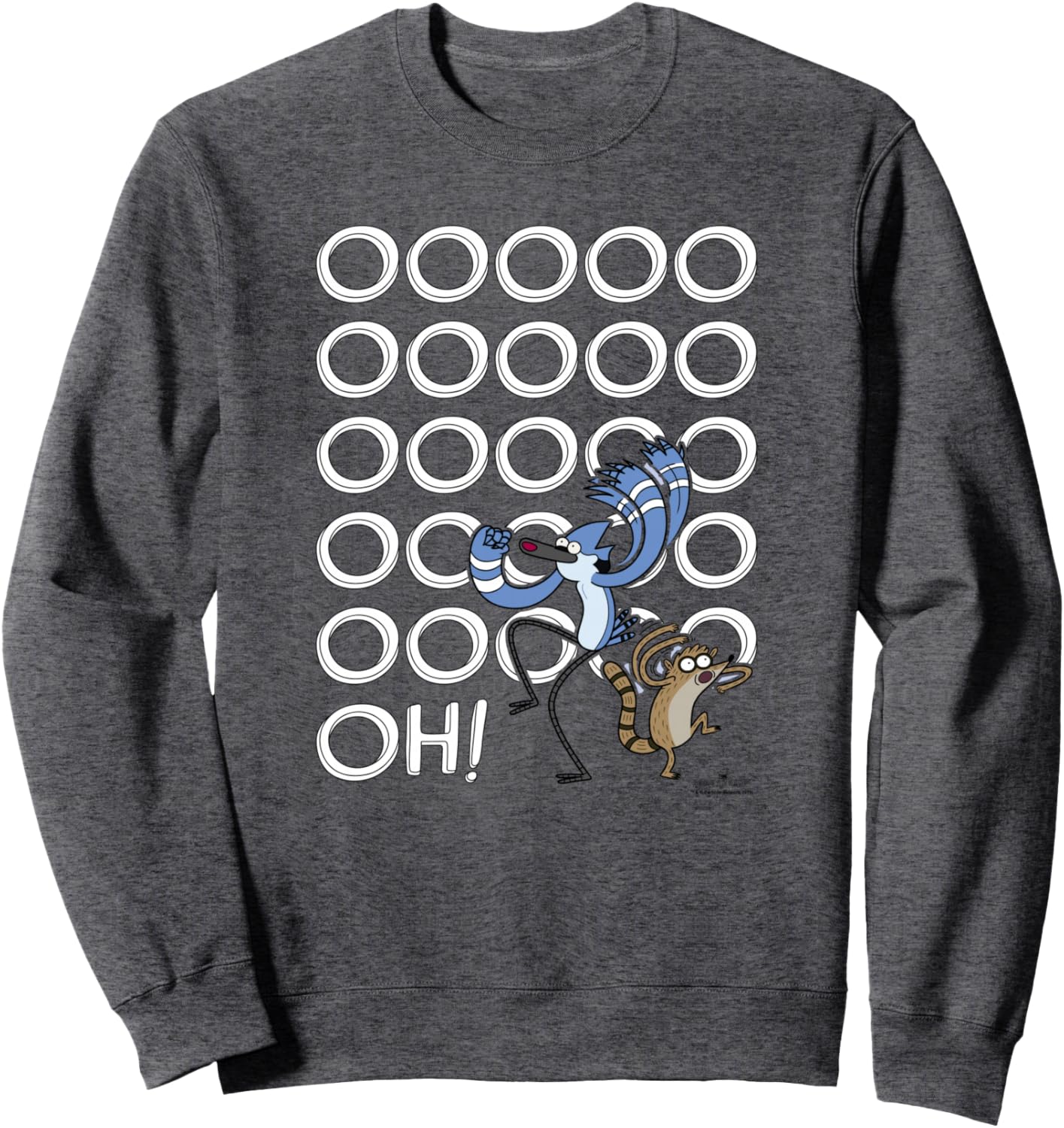 Regular Show Mordecai and Rigby Ooooohs Sweatshirt