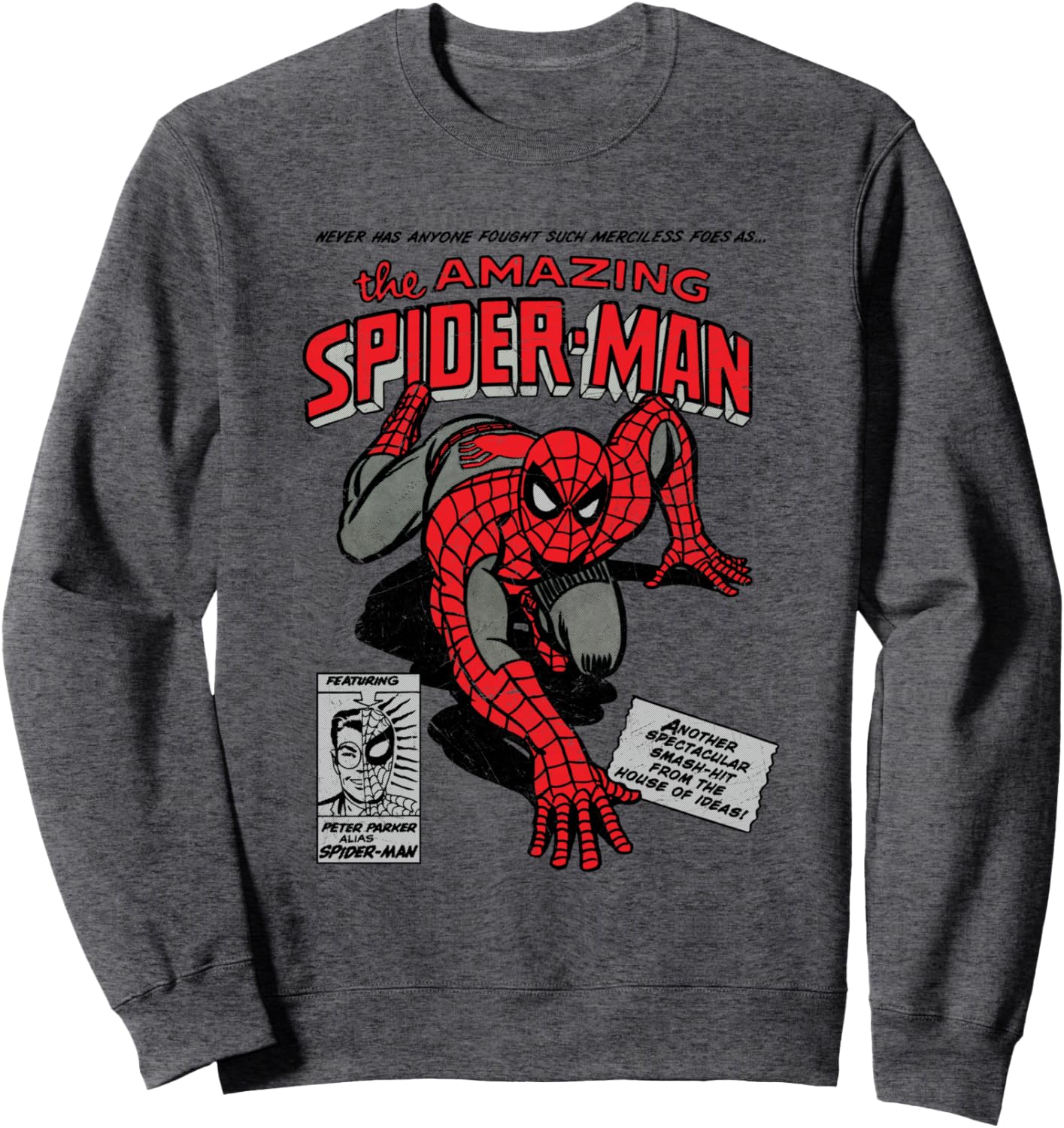 Marvel Spider-Man Retro Comic Sweatshirt