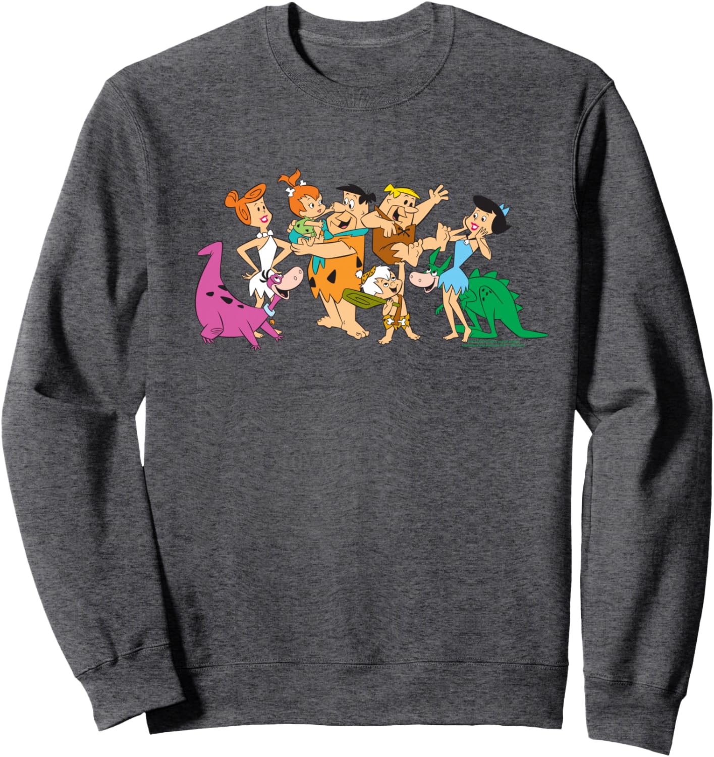 The Flintstones Fred Wilma Barney Group Photo Sweatshirt