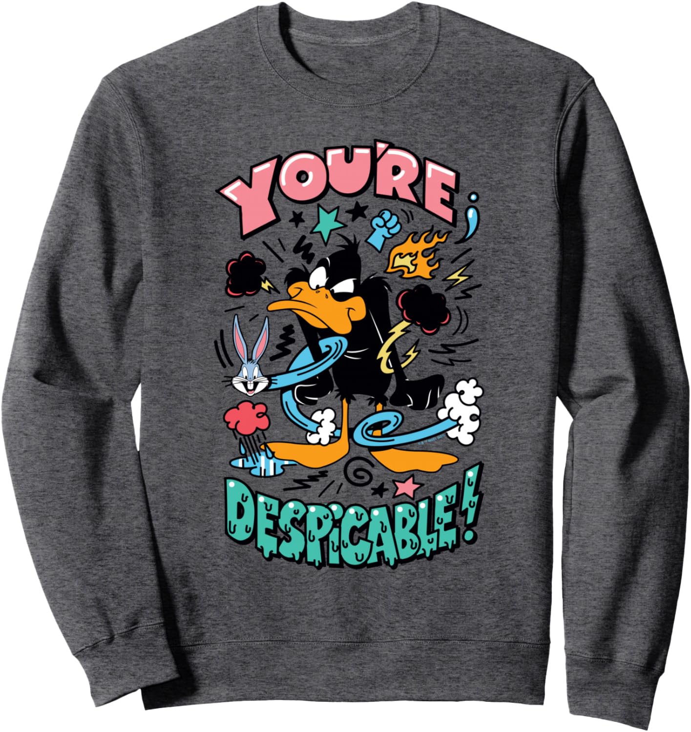 Looney Tunes Daffy Duck You're Despicable Sweatshirt