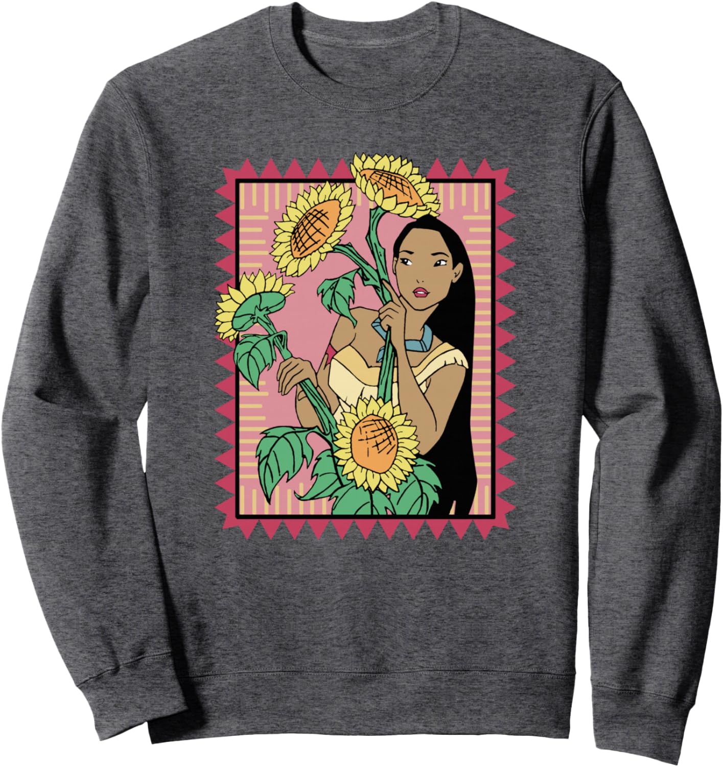 Disney Pocahontas Sunflowers Movie Still Sweatshirt