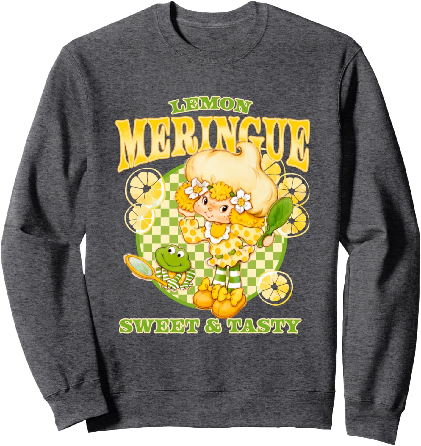 Strawberry Shortcake Lemon Meringue Sweet & Tasty Retro Logo Sweatshirt