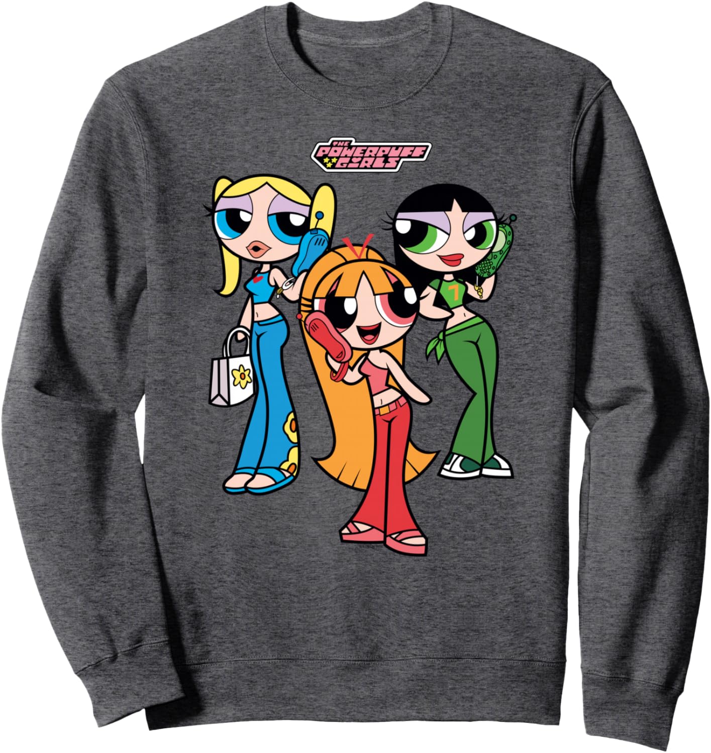 The Powerpuff Girls Teen Girl Group Cute Cartoon Sweatshirt