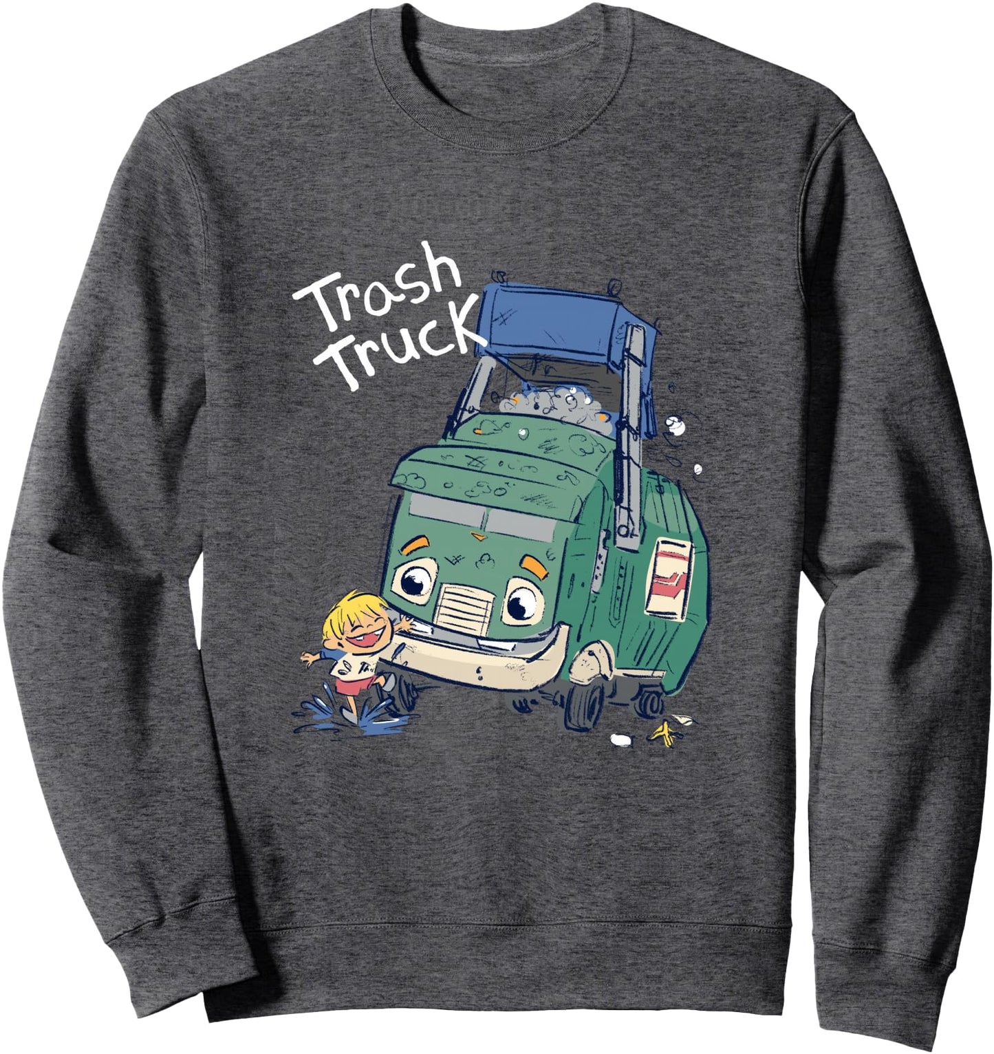 Trash Trucks & Hank Best Friend Puddles Sweatshirt