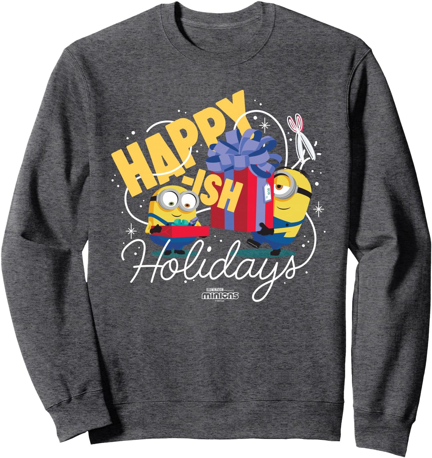 Minions Happy-ish Holidays Funny Christmas Sweatshirt