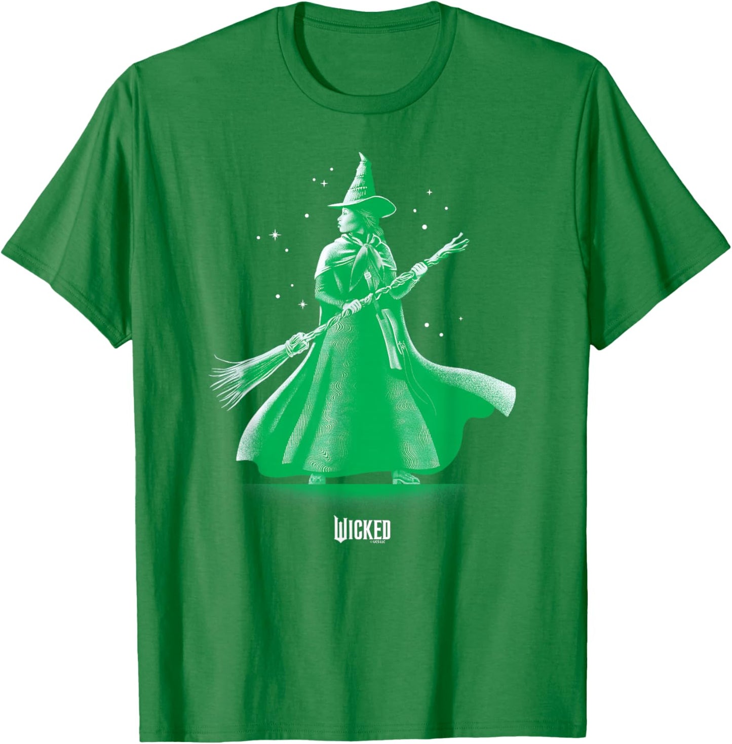 Wicked Unisex-Adults Classic Fit Green Elphaba Pose Tonal