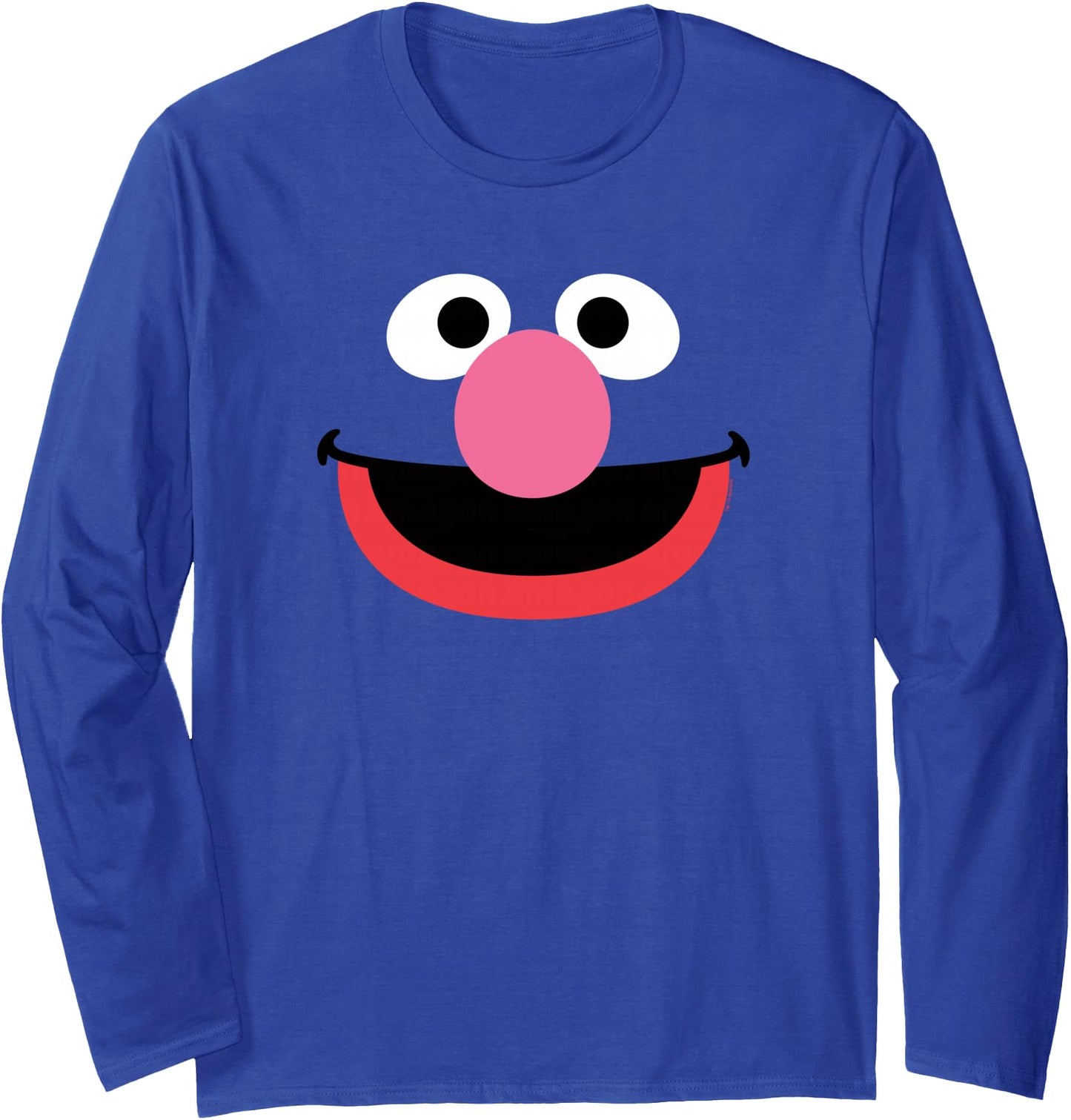 Sesame Street Grover Face Halloween Costume Long Sleeve