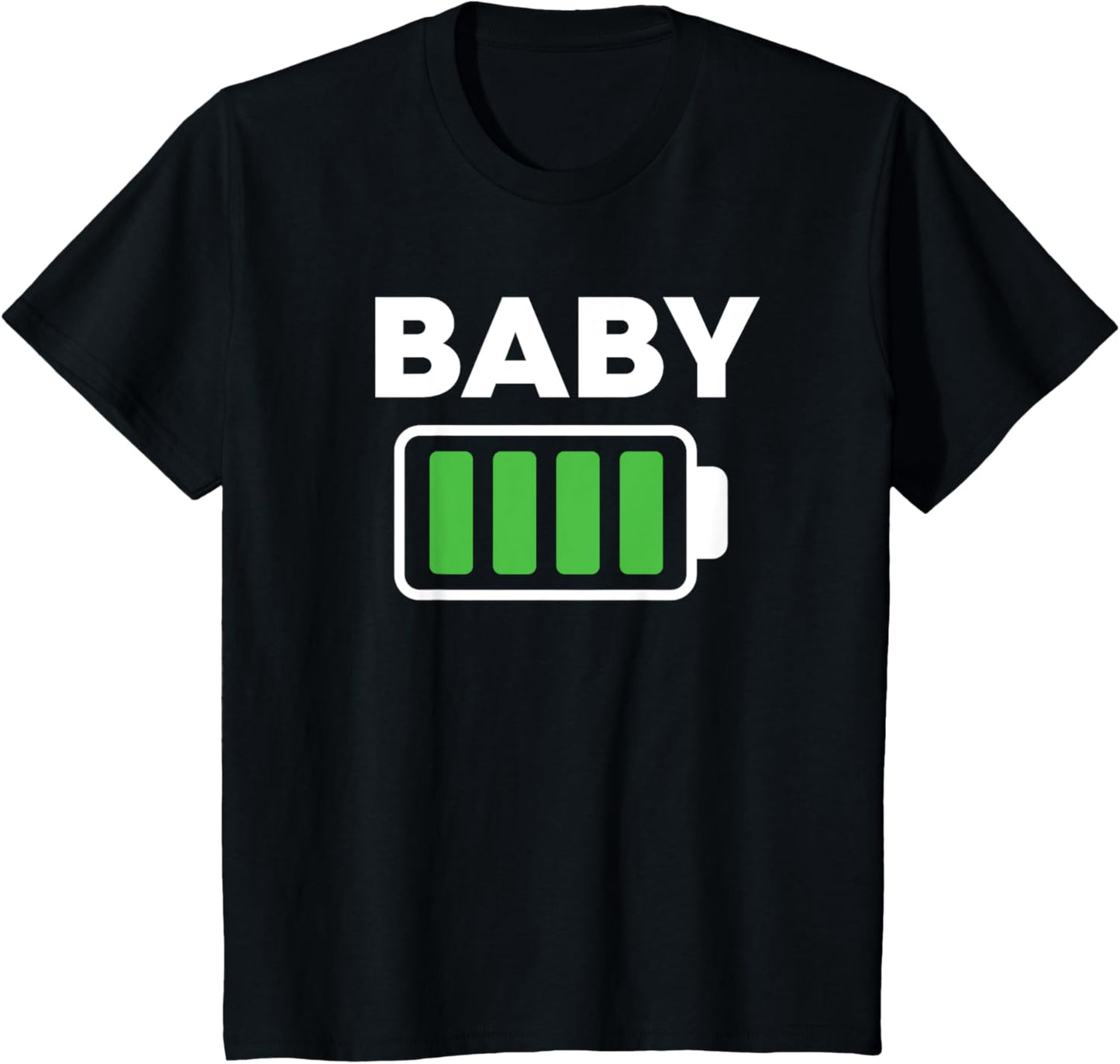 Kids Family Christmas Shirt Kids Toddlers Battery Funny Baby Xmas