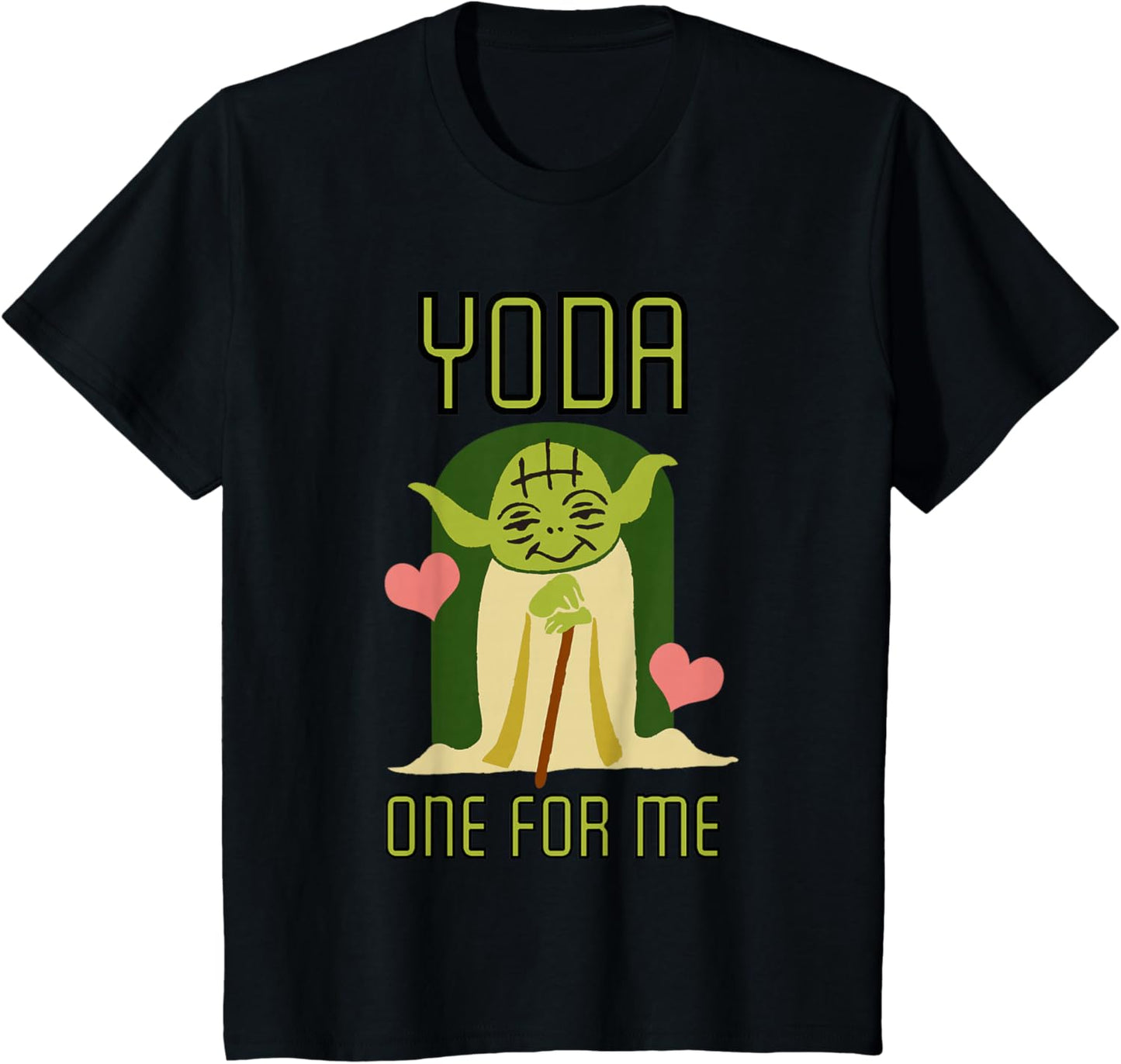 Kids Star Wars Classic Valentine's Day Yoda One For Me Cute Chibi