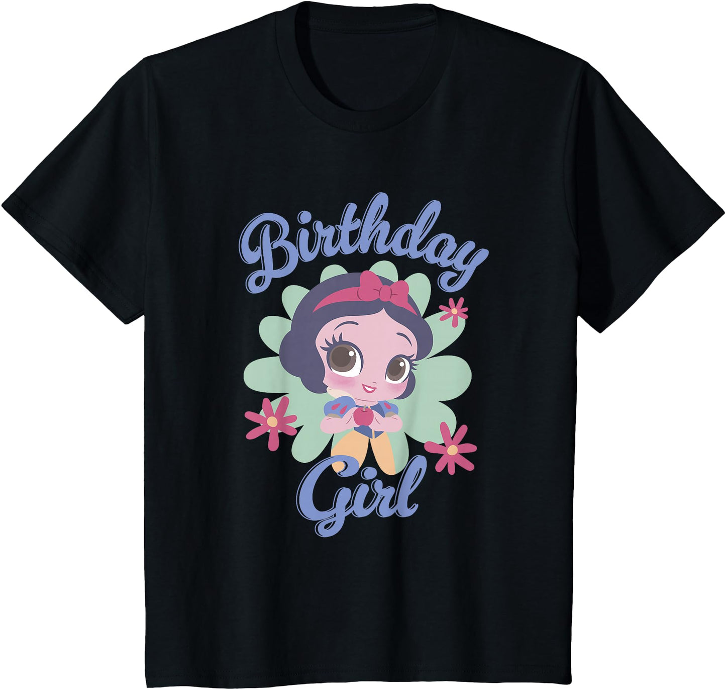 Kids Disney Snow White Birthday Girl Chibi Portrait Youth