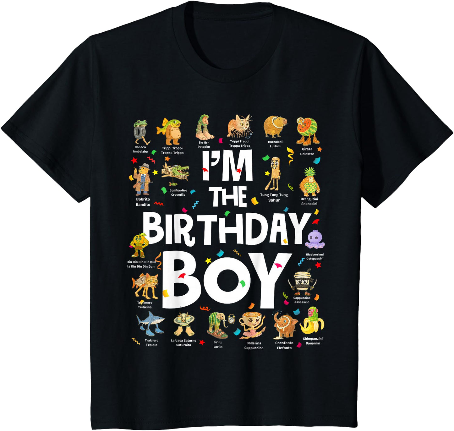 Kids Funny I'm The Birthday Boy Bday Italian Meme
