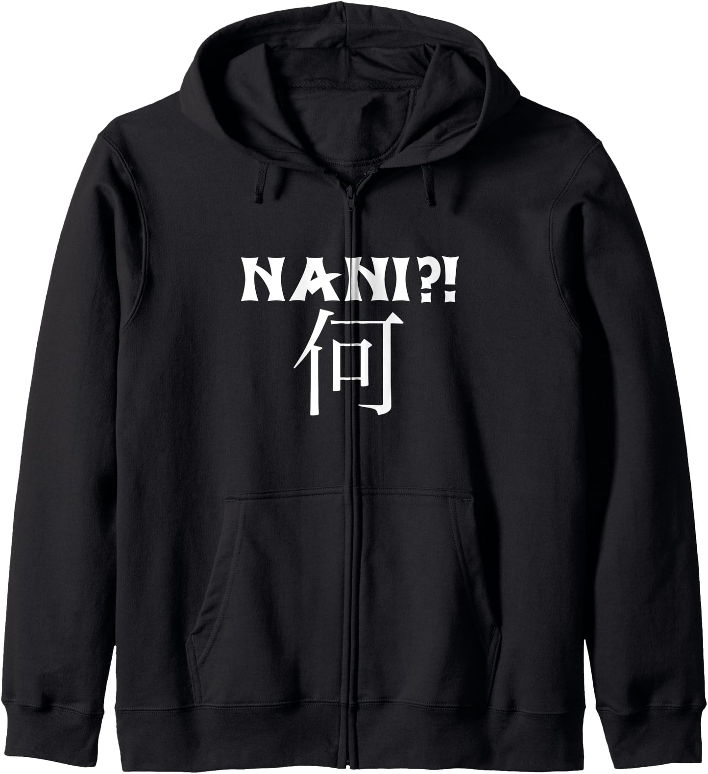Nani What Funny Japanese Anime Hoodie