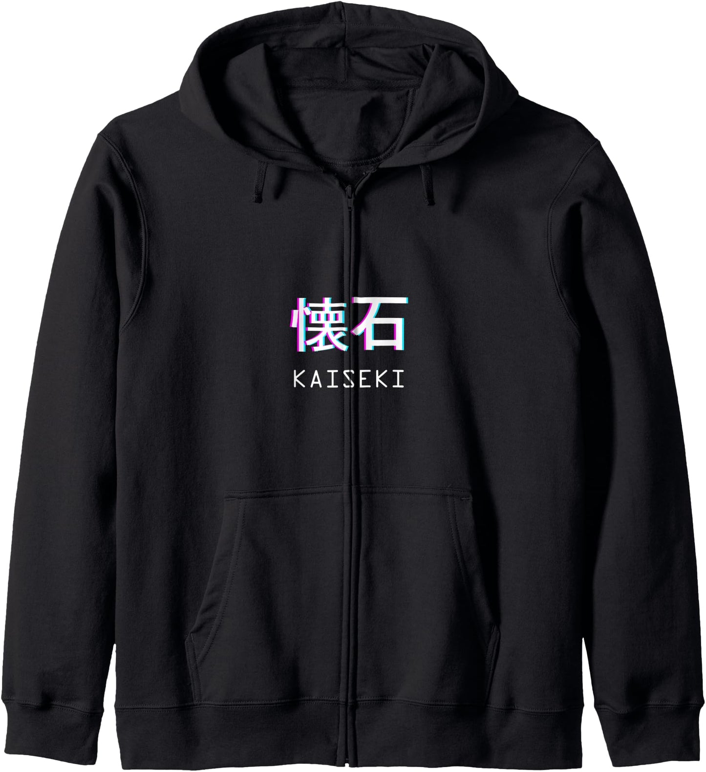 Kaiseki Japanese Food Aesthetic Vaporwave Zip Hoodie