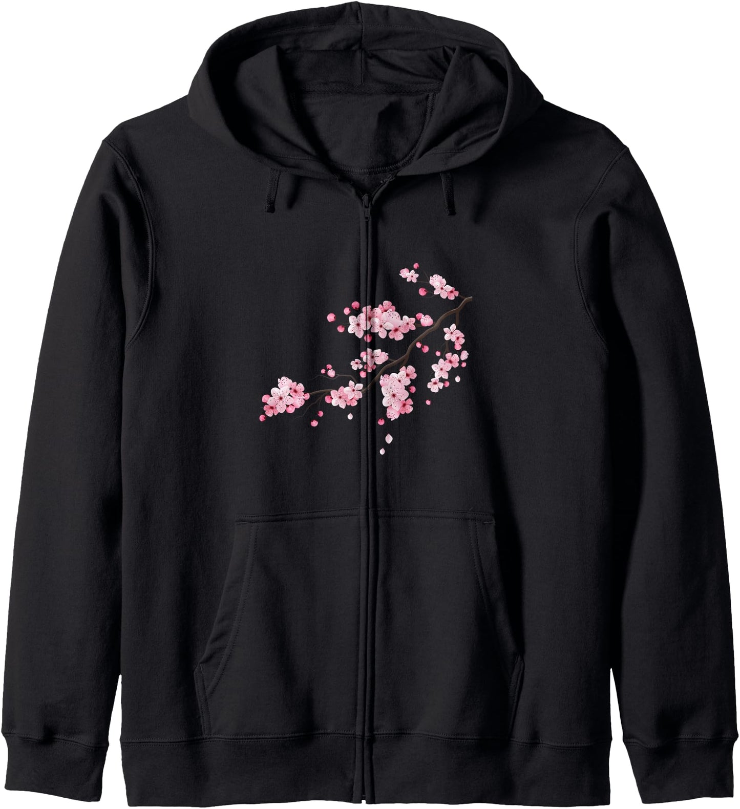 Sakura Cherry Blossom Japanese Favourite Flower Zip Hoodie