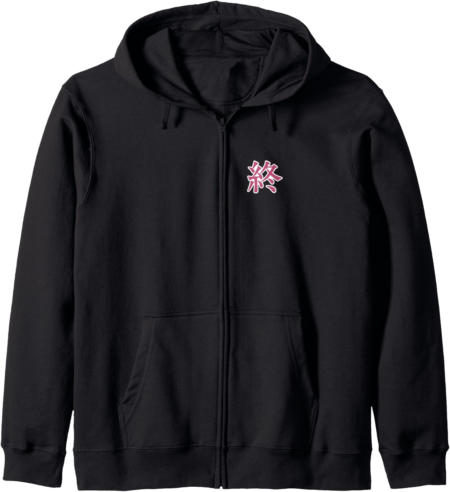 Junji Ito Monster Girl in Pink Dress Back Print Zip Hoodie