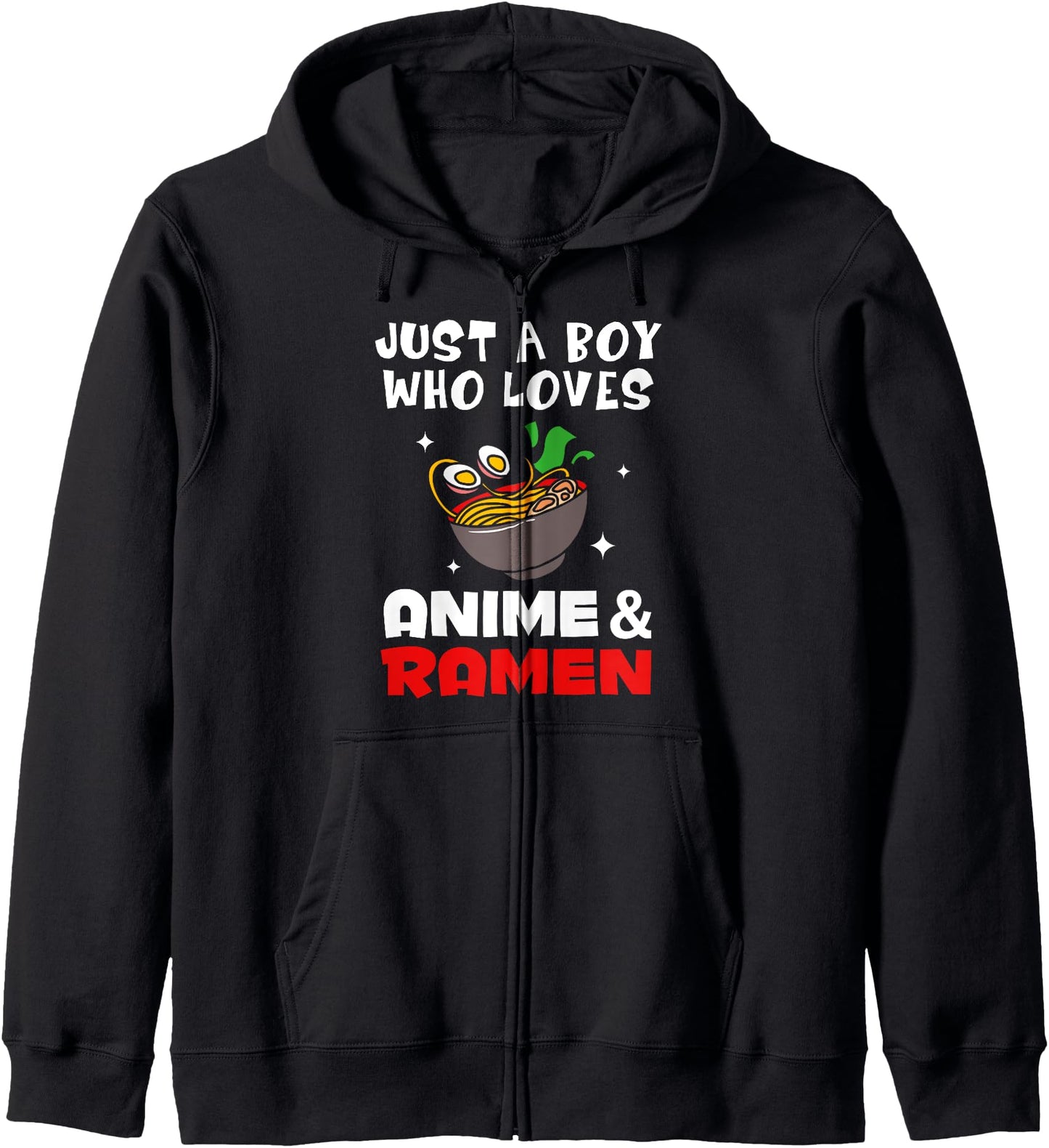 Otaku Anime Just A Boy Who Loves Anime And Ramen Hoodie