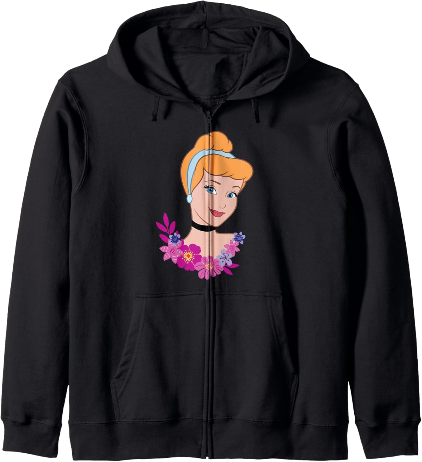 Disney Princess Cinderella Big Face Costume Zip Hoodie