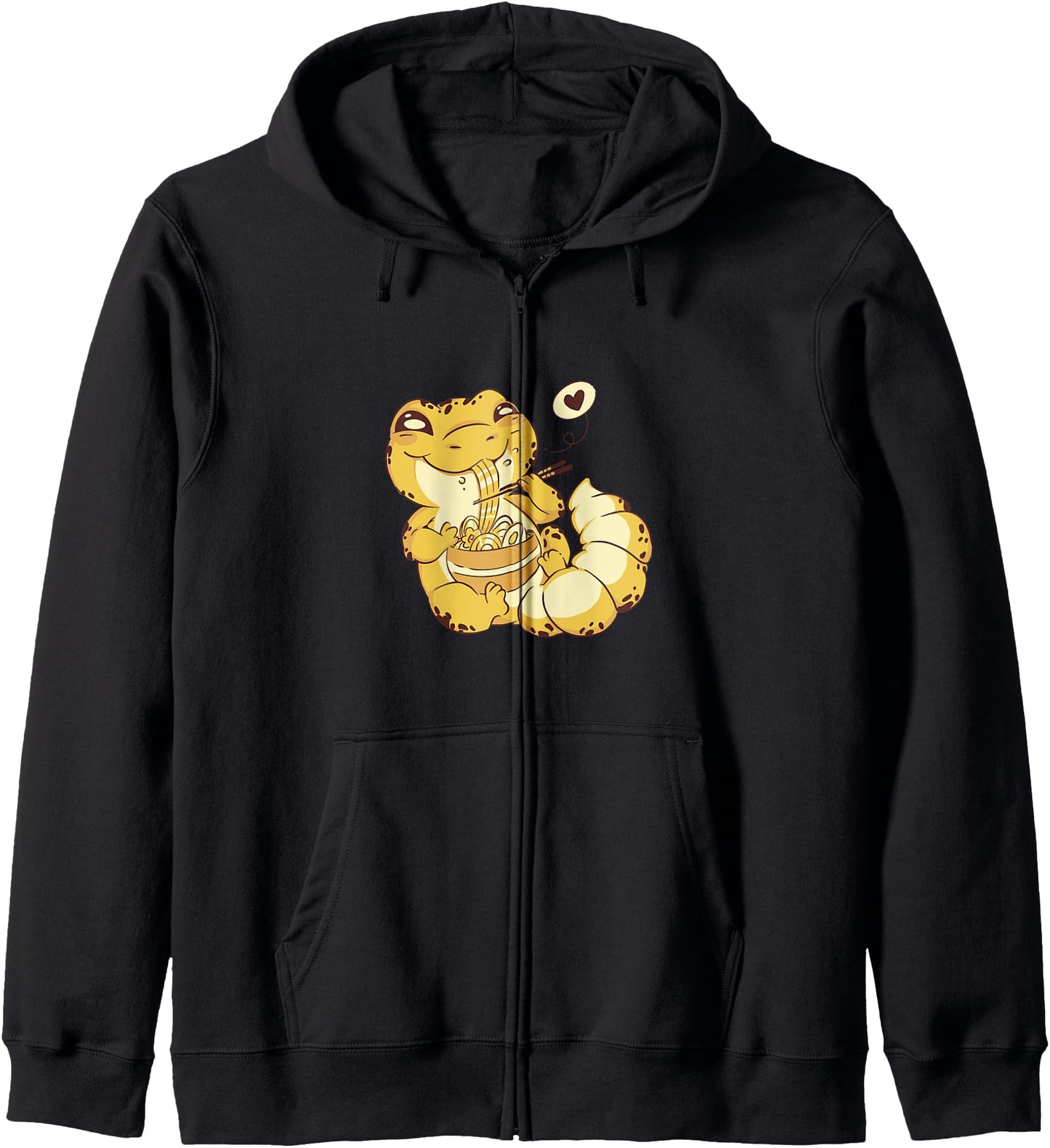 Kawaii Ramen Gecko - Otaku Anime Manga Hoodie