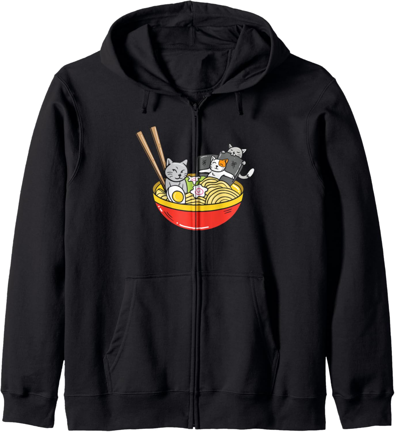 Cute Japanese Anime Cat Hoodie