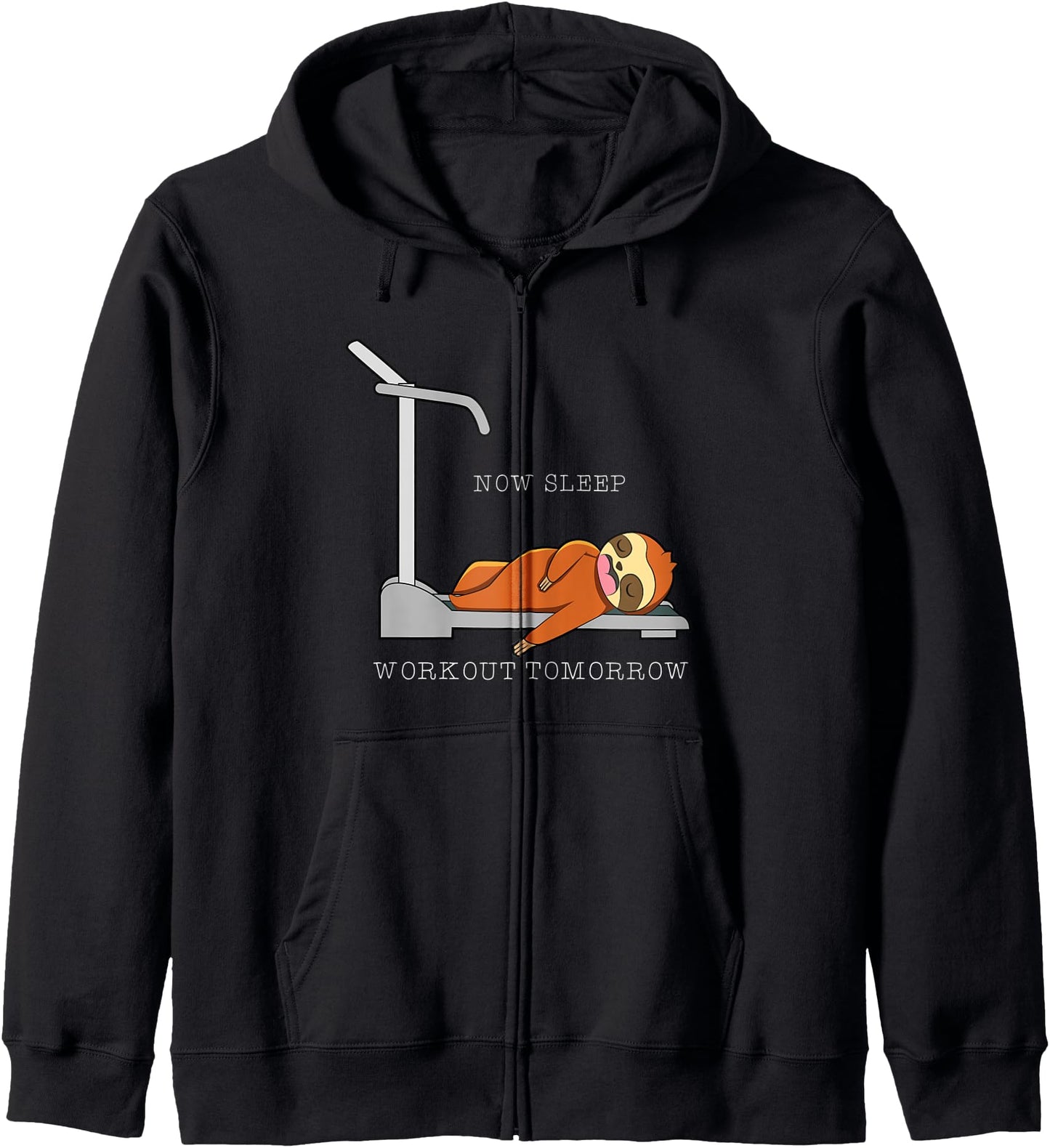 Sloth Now Sleep Workout Tomorrow Kawaii Anime Japanese Hoodie