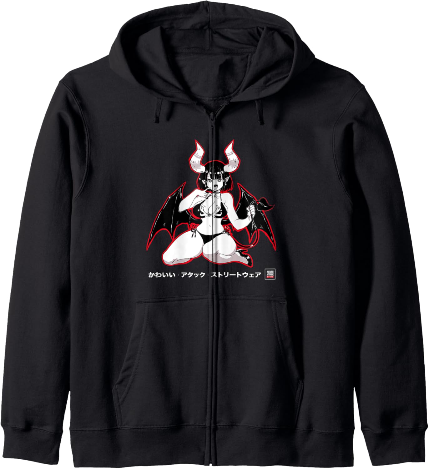 Yandere Succubus Kawaii Japanese Anime Hoodie