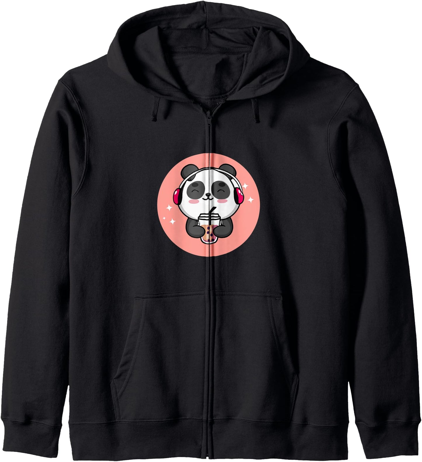 Drink Boba Bubbles Tea Panda Cute Anime Japanese Hoodie