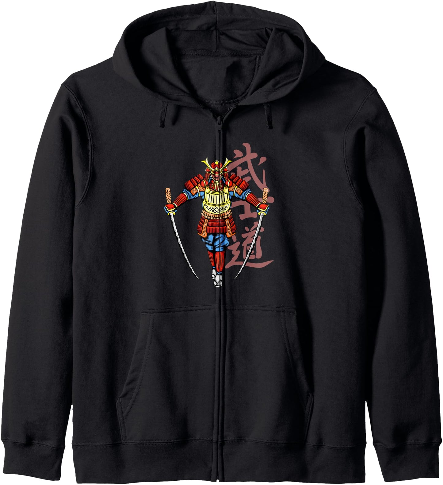 Mythos Bushido Ronin Japanese Samurai Zip Hoodie