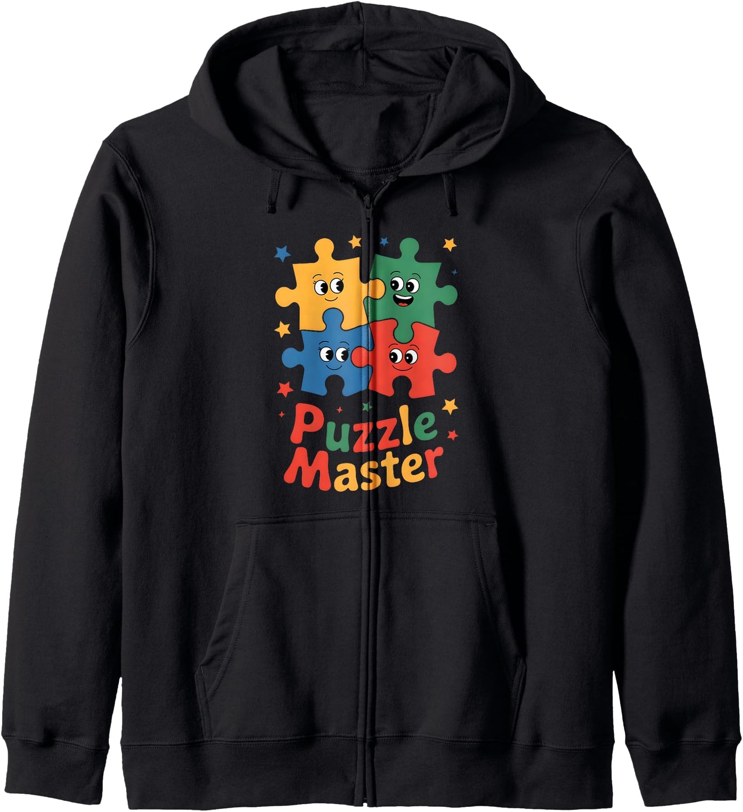 Puzzle Master Cute Puzzle Lover Present Men Women Zip Hoodie