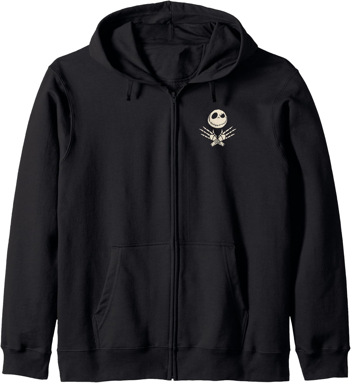 Disney The Nightmare Before Christmas Cross Arms Pocket Logo Zip Hoodie