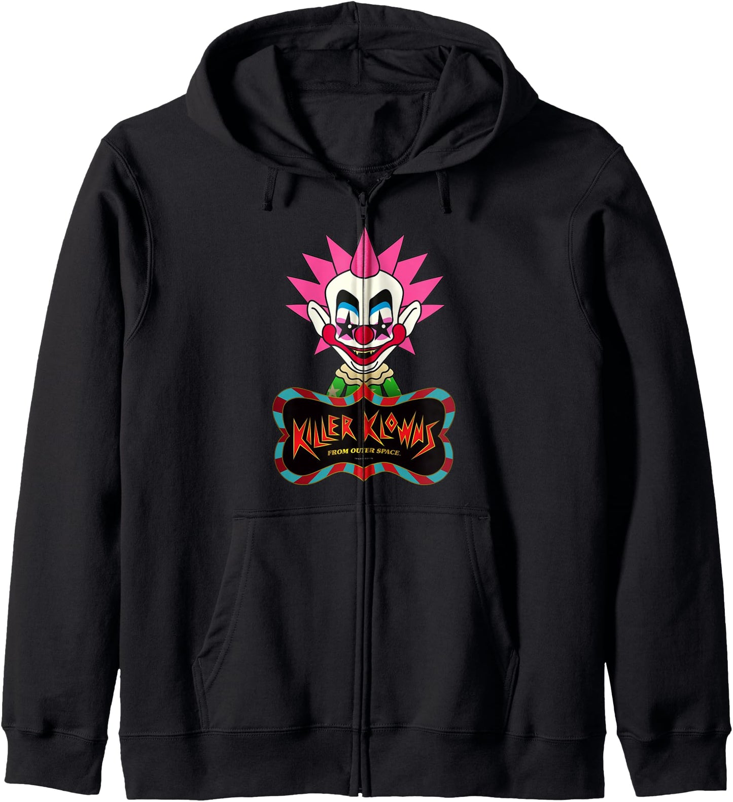 Killer Klowns from Outer Space Chibi Style Spikey Zip Hoodie