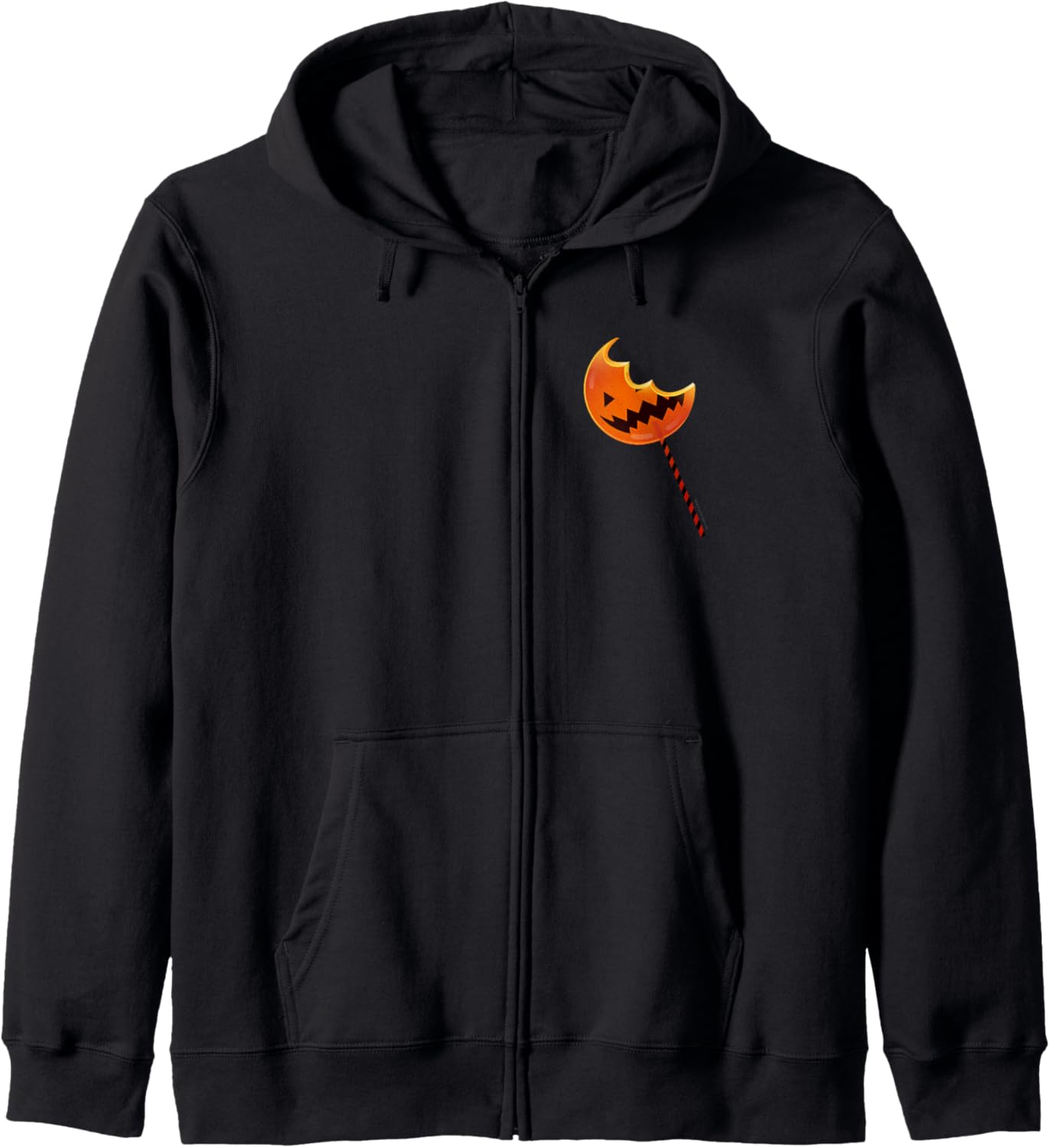 Trick \u2018R Treat - Bitten Lollipop Treat Zip Hoodie