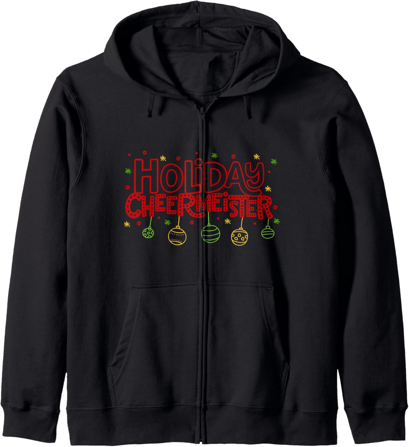 Christmas Holiday Cheermeister Zip Hoodie