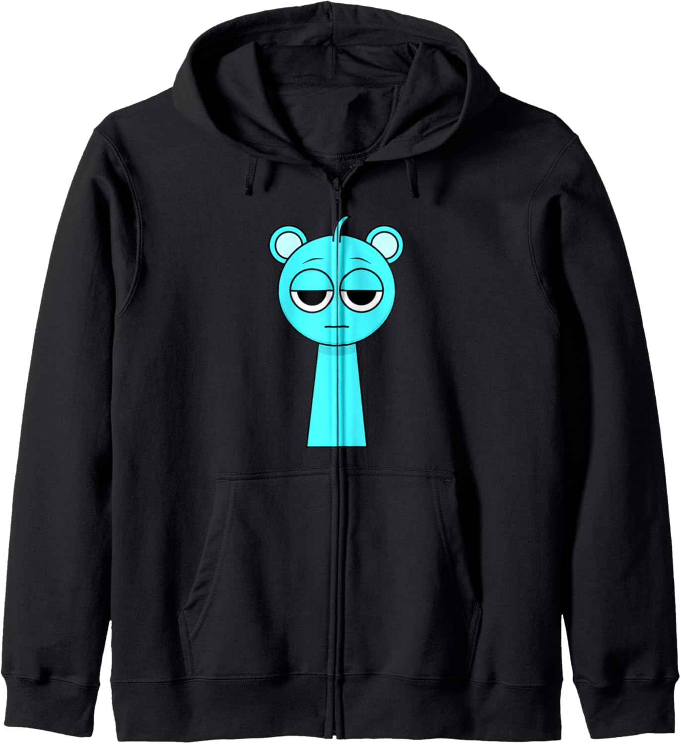 Sky Blue from Sprunki! Zip Hoodie
