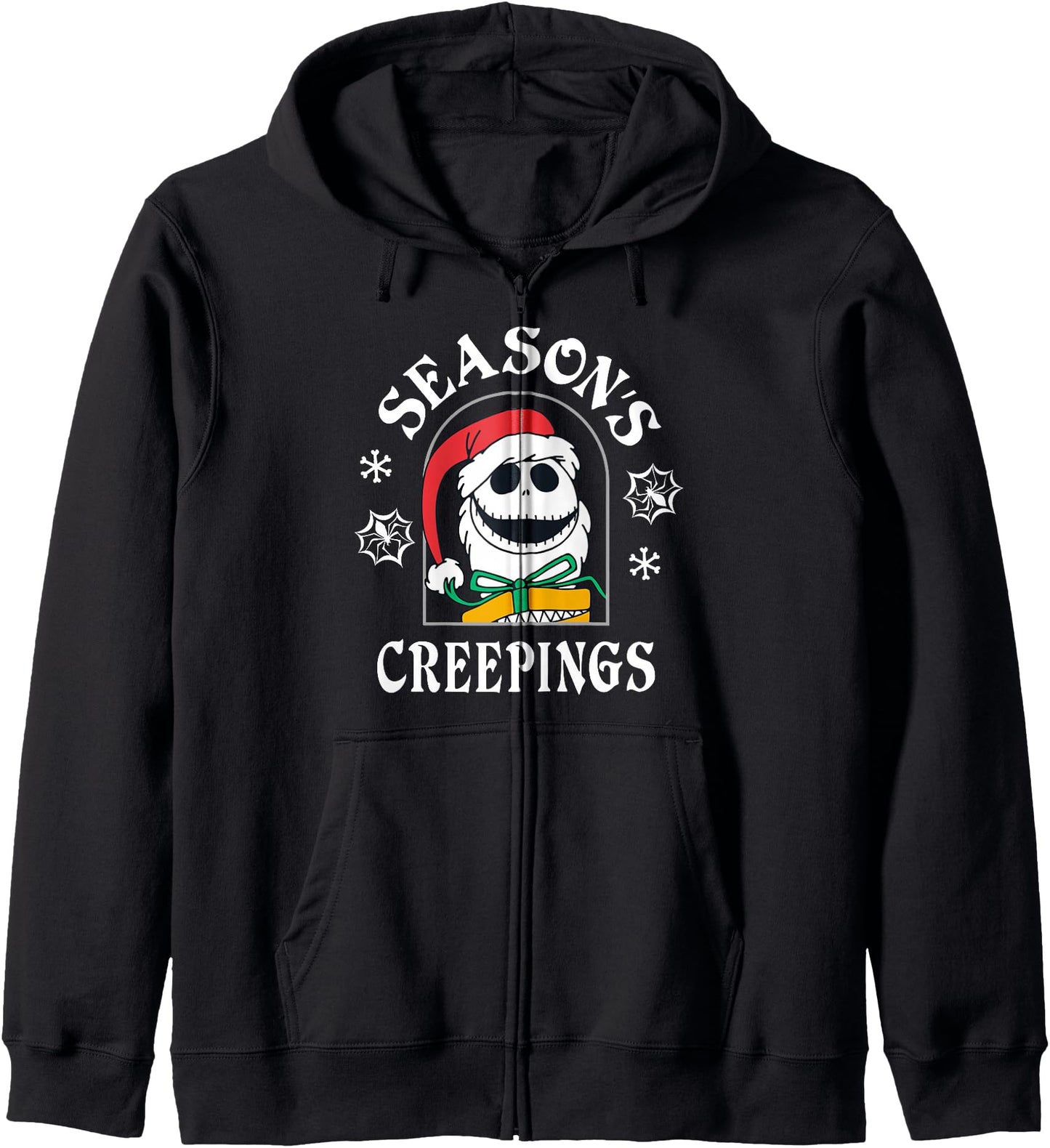 Disney The Nightmare Before Christmas Jack Season Creepings Zip Hoodie