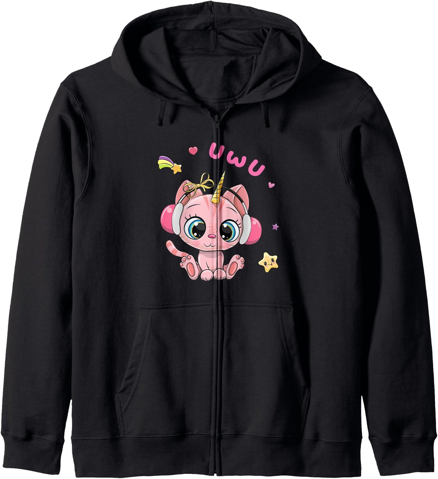Kawaii I UwU Cat I Kawaii Meme Cute Japan Anime Kitten Hoodie