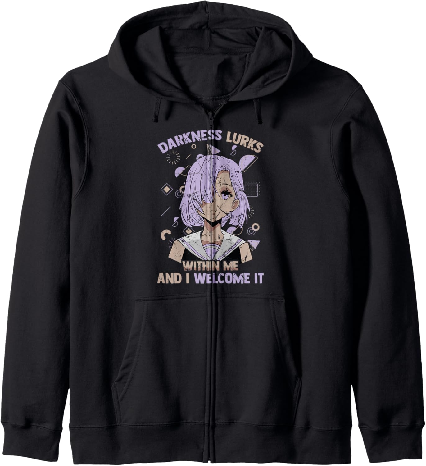 Darkness Lurks Within Me And I Welcome It - Otaku Anime Hoodie