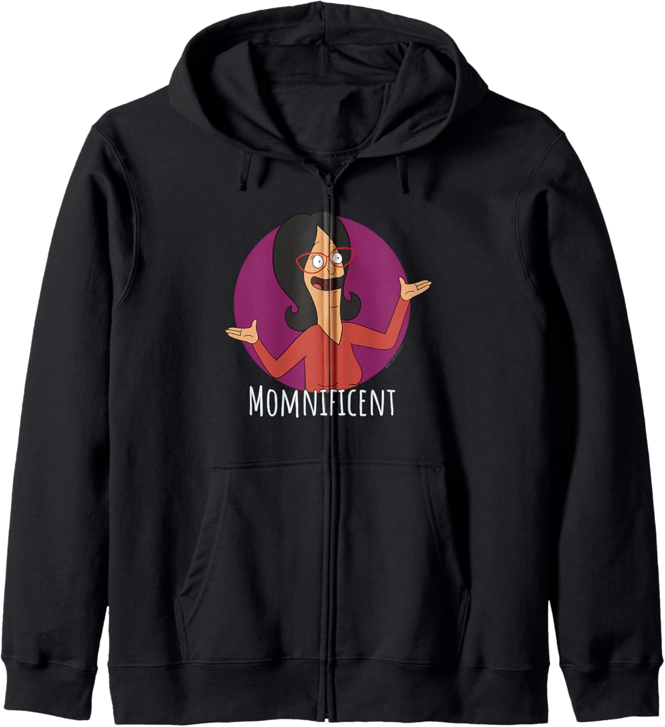 Bob's Burgers Linda Momnificent Portrait Zip Hoodie