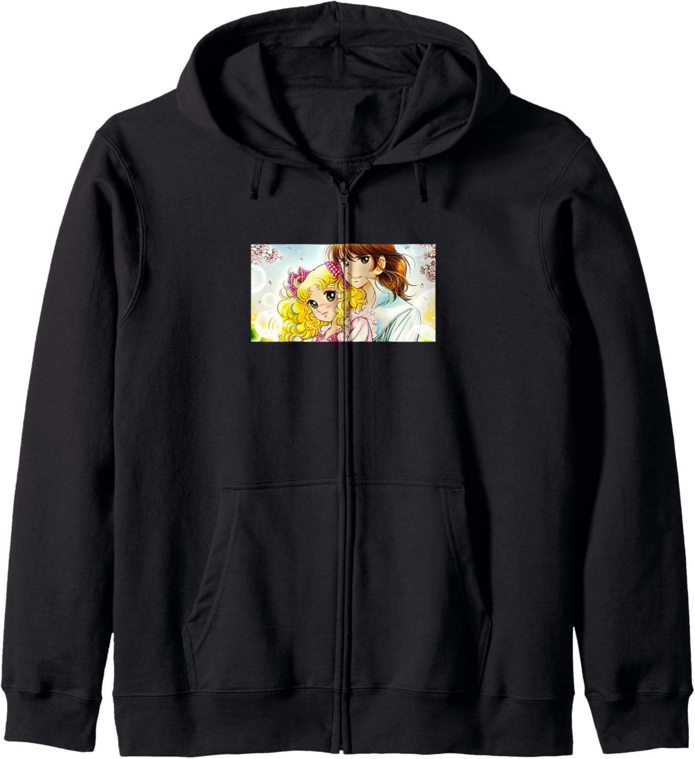 Candy Candy T Cartoon Japanese 80s Retro Vintage Anime Manga Zip Hoodie