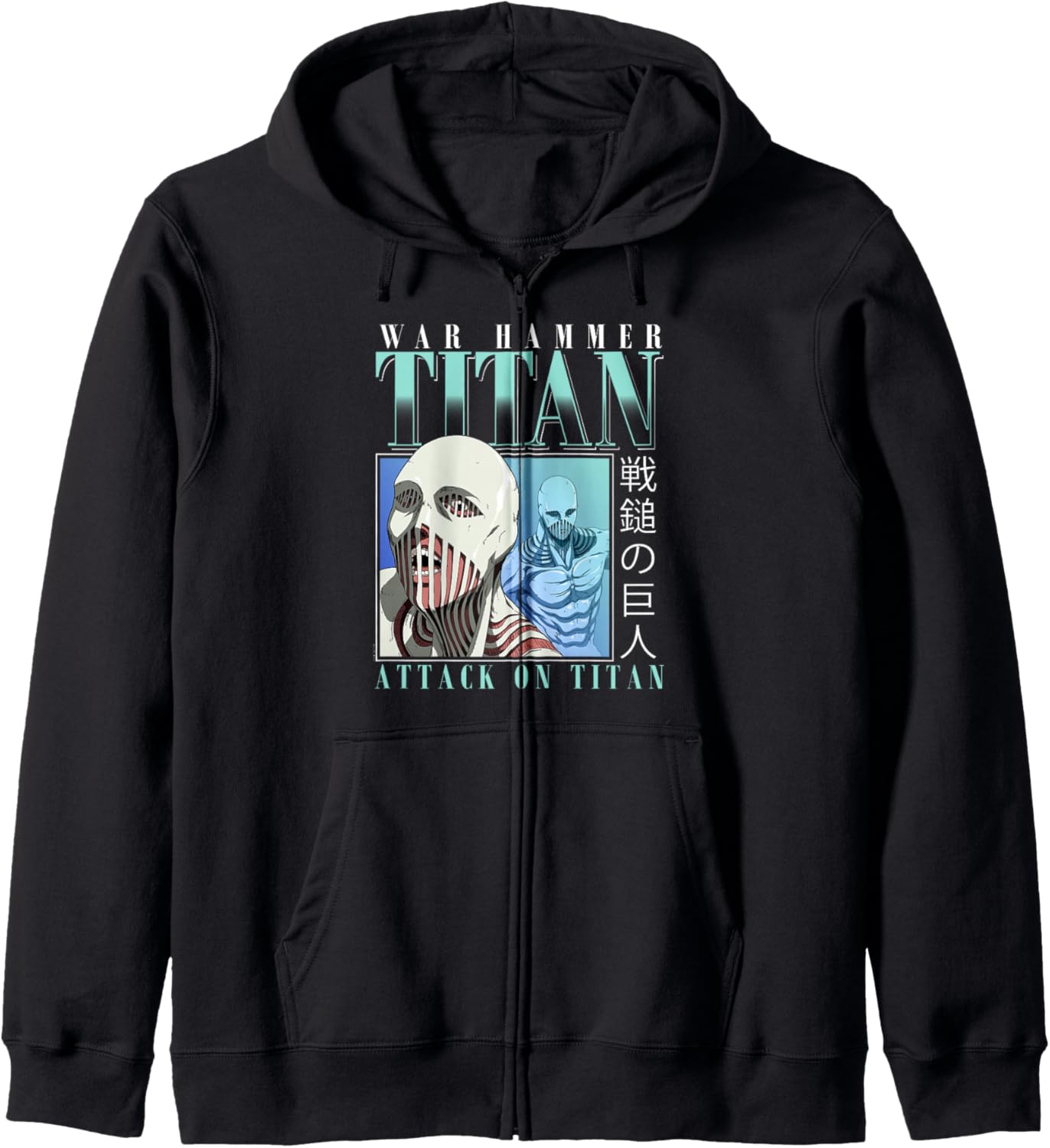 Attack on Titan Season 4 War Hammer 90's Collage Anime Hoodie